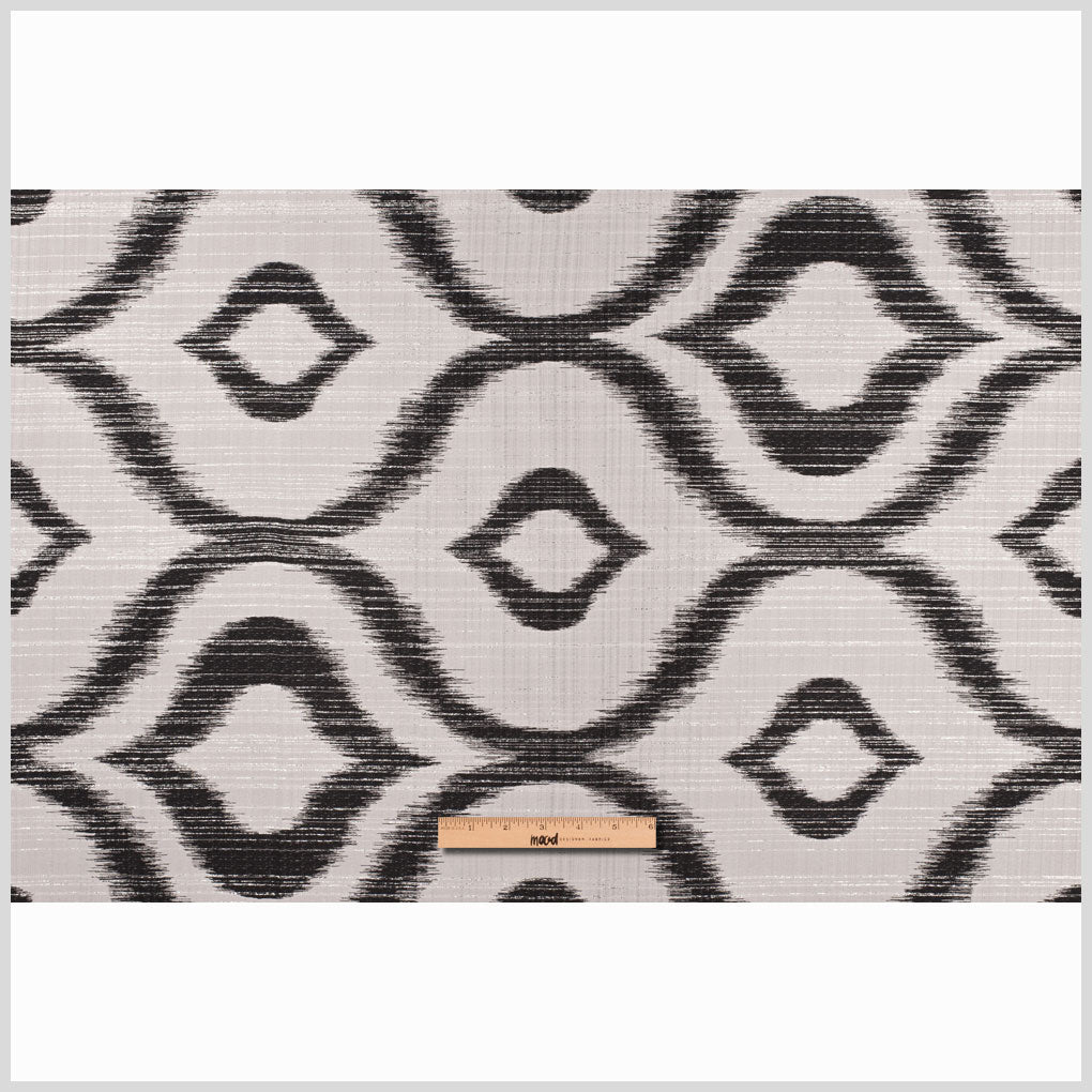Black/White 40950 Ikat Woven Full Black/White 40950 Ikat Woven Full