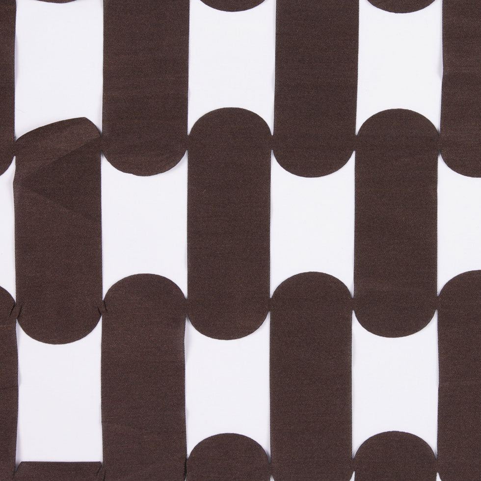 Dark Brown Lazer Cut Polyester Dark Brown Lazer Cut Polyester