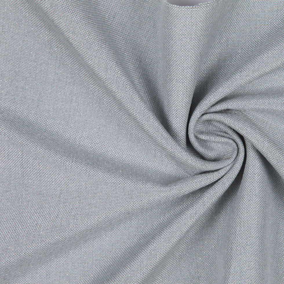 Spa/Metallic Silver Solid Linen Lame Spa/Metallic Silver Solid Linen Lame