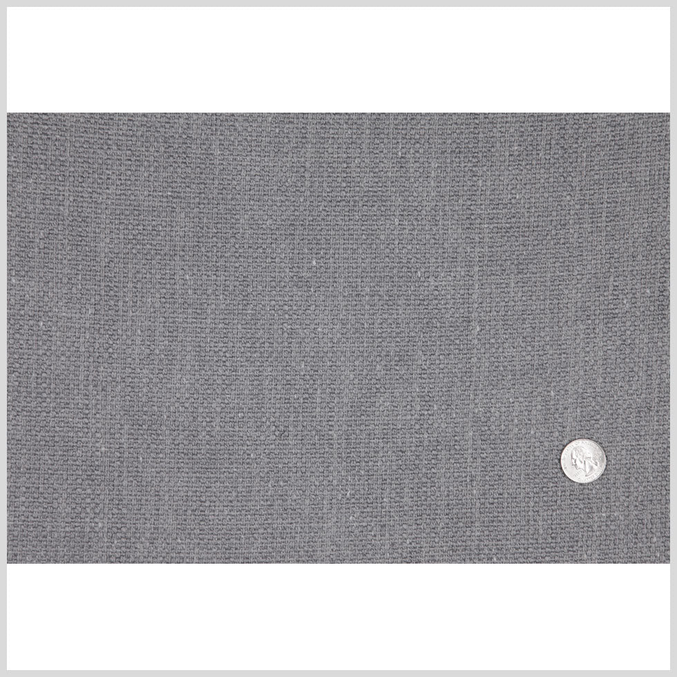 Gray Solid Woven Boucle Full Gray Solid Woven Boucle Full