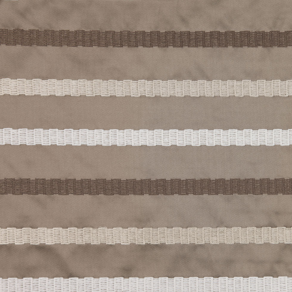 Latte/Beige Stripes Embroidery Stripe Latte/Beige Stripes Embroidery Stripe