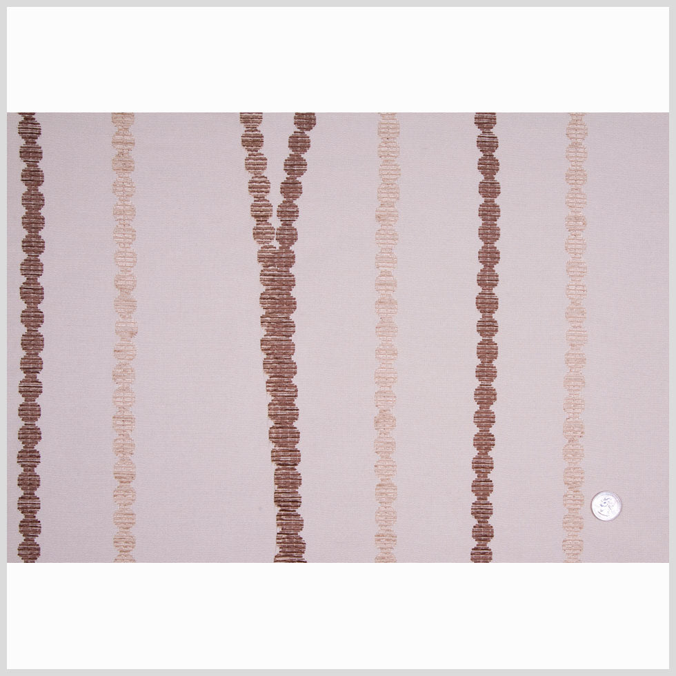 Beige/Chocolate/Sand Stripes Chenille Full Beige/Chocolate/Sand Stripes Chenille Full