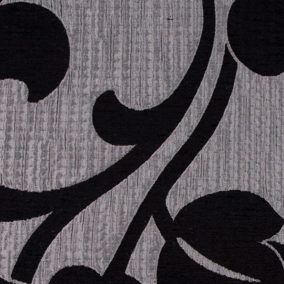 Platinum/Black Floral Brocade Detail Platinum/Black Floral Brocade Detail