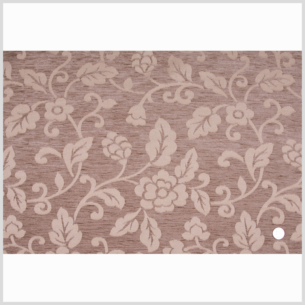 Beige Floral Chenille Full Beige Floral Chenille Full