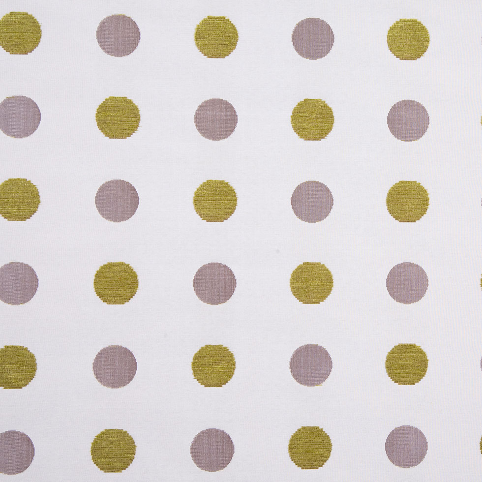 Olive/Cream/Iridescent Brown Polka Dots Chenille Olive/Cream/Iridescent Brown Polka Dots Chenille