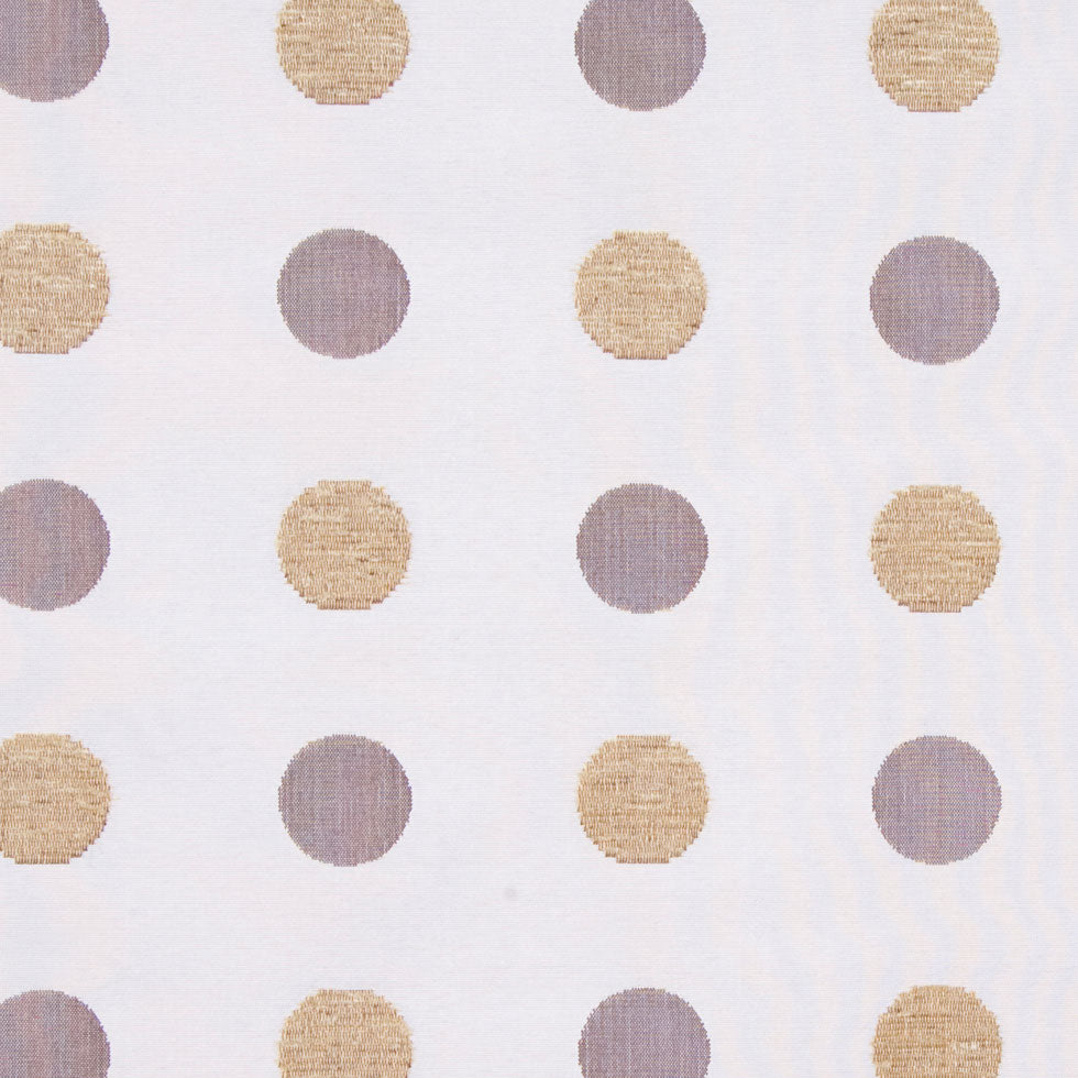 Cream/Antique Gold/Iridescent Brown Polka Dots Chenille Detail Cream/Antique Gold/Iridescent Brown Polka Dots Chenille Detail