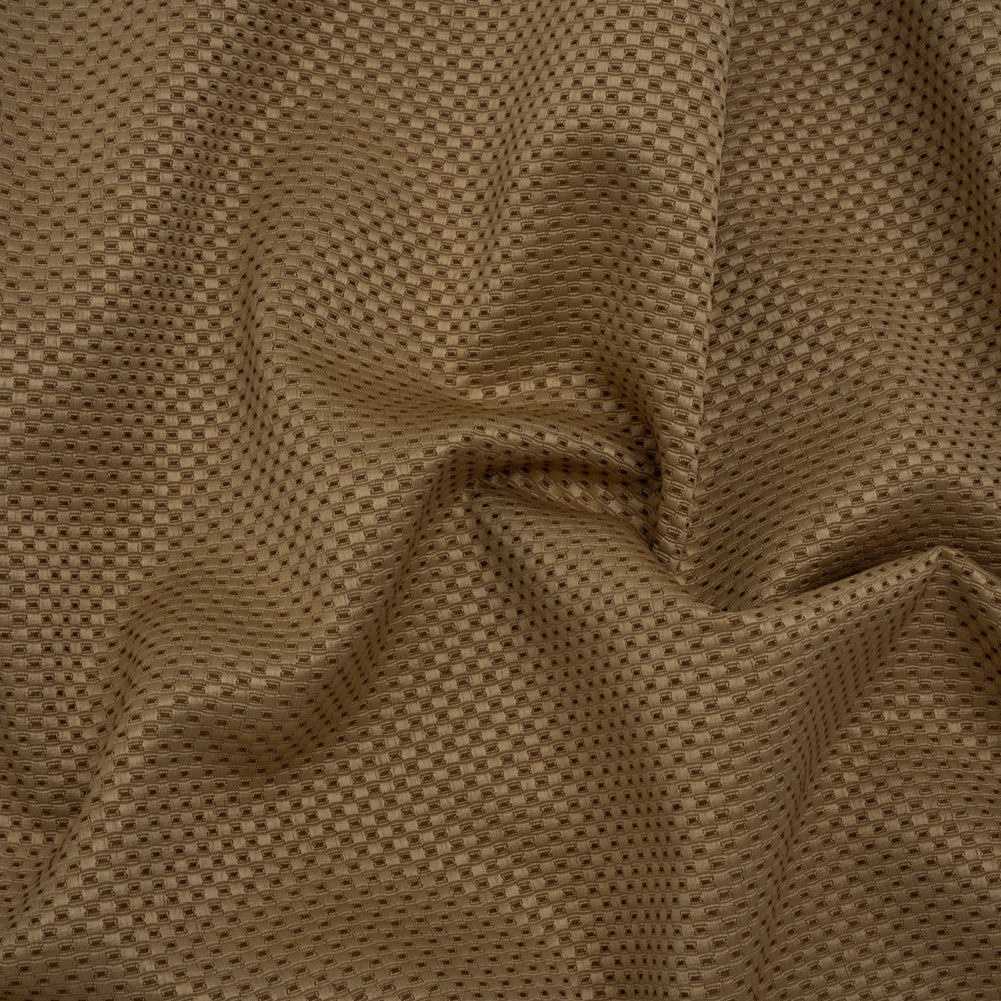 Tan/Chocolate Checks Woven Tan/Chocolate Checks Woven