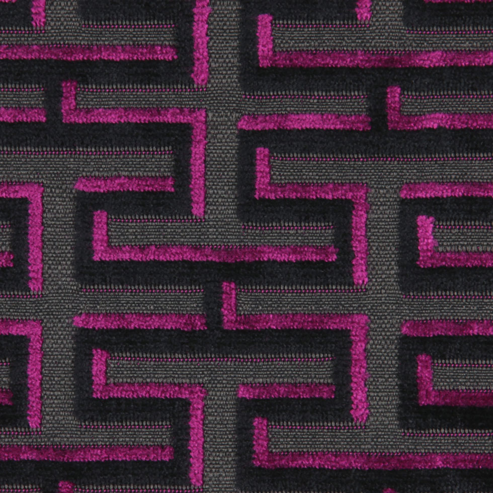 Zwart Cardinal Square Geometric Velvet Detail Zwart Cardinal Square Geometric Velvet Detail
