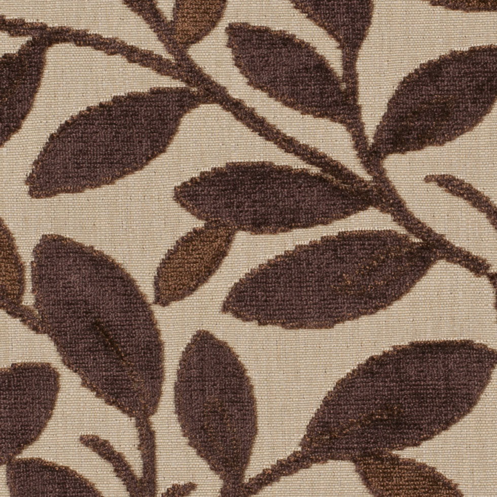 Beige/Mocha Floral Chenille Detail Beige/Mocha Floral Chenille Detail