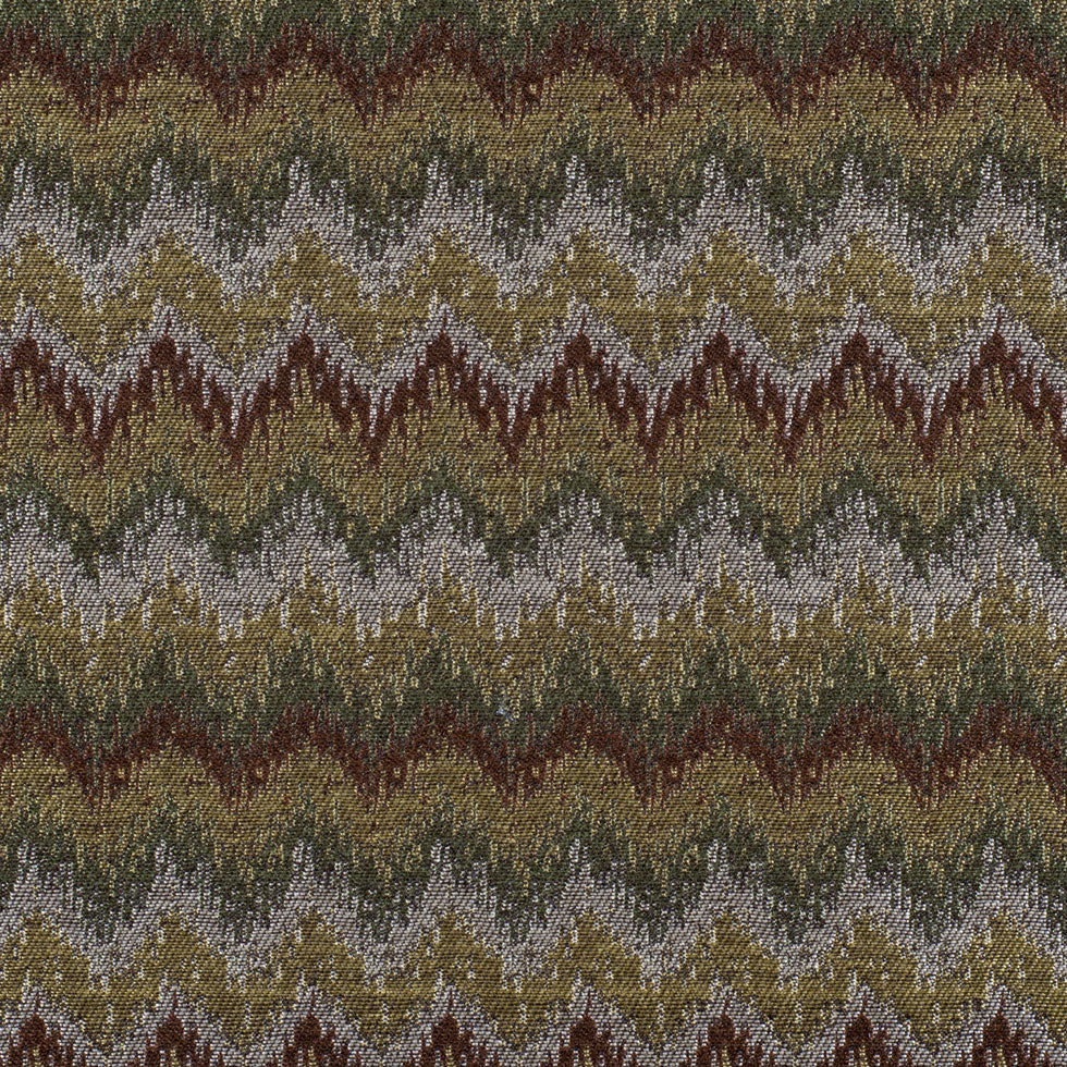 Chocolate/Black-Brown/Moss/Ivory/Victorian Gold Zig Zag Woven Chocolate/Black-Brown/Moss/Ivory/Victorian Gold Zig Zag Woven