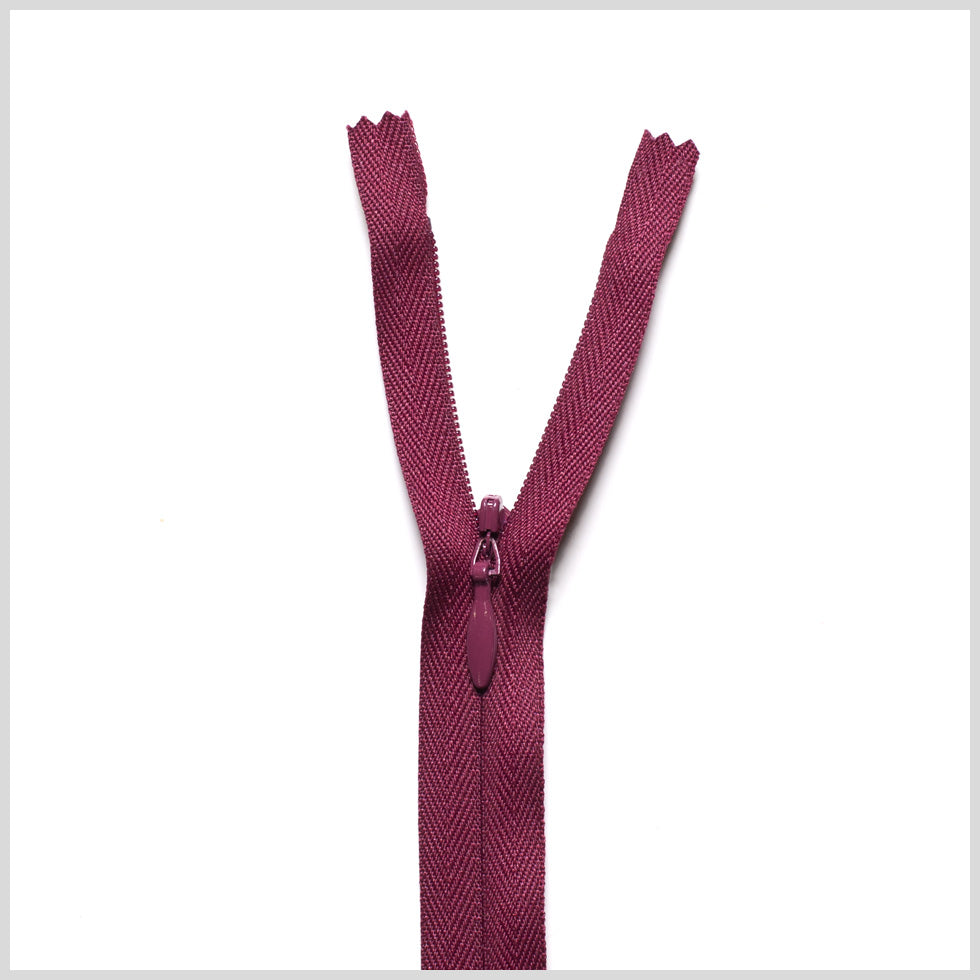 Invisible Zipper 9" by YKK - 525 Wine Invisible Zipper 9" by YKK - 525 Wine