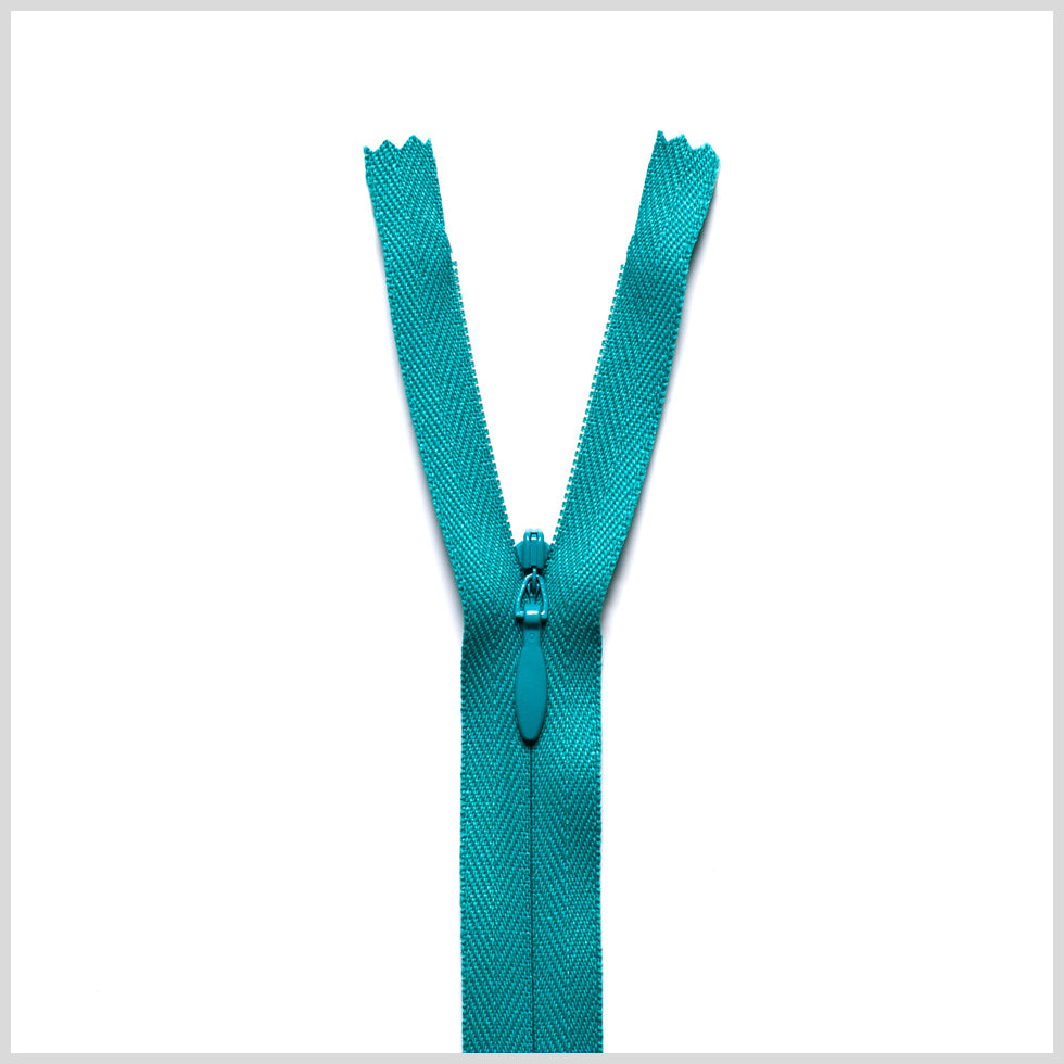 Invisible Zipper 9" by YKK - 539 Turquoise Invisible Zipper 9" by YKK - 539 Turquoise