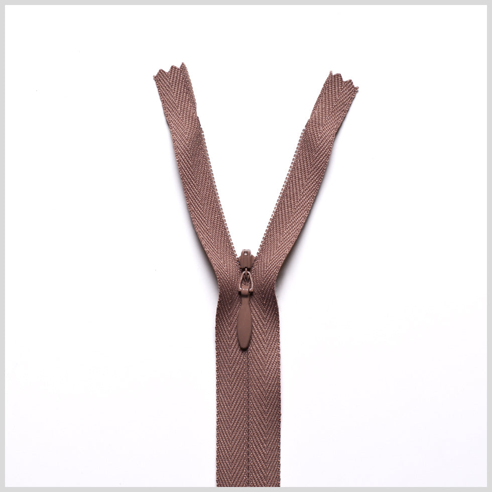Invisible Zipper 9" by YKK - 854 Brown Olive Invisible Zipper 9" by YKK - 854 Brown Olive