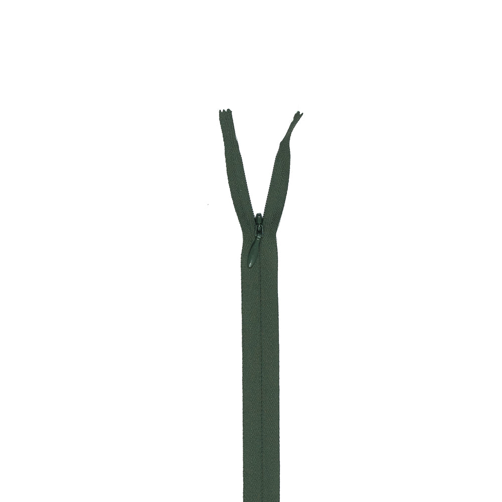 Invisible Zipper 9" by YKK - 879 Vineyard Green Invisible Zipper 9" by YKK - 879 Vineyard Green