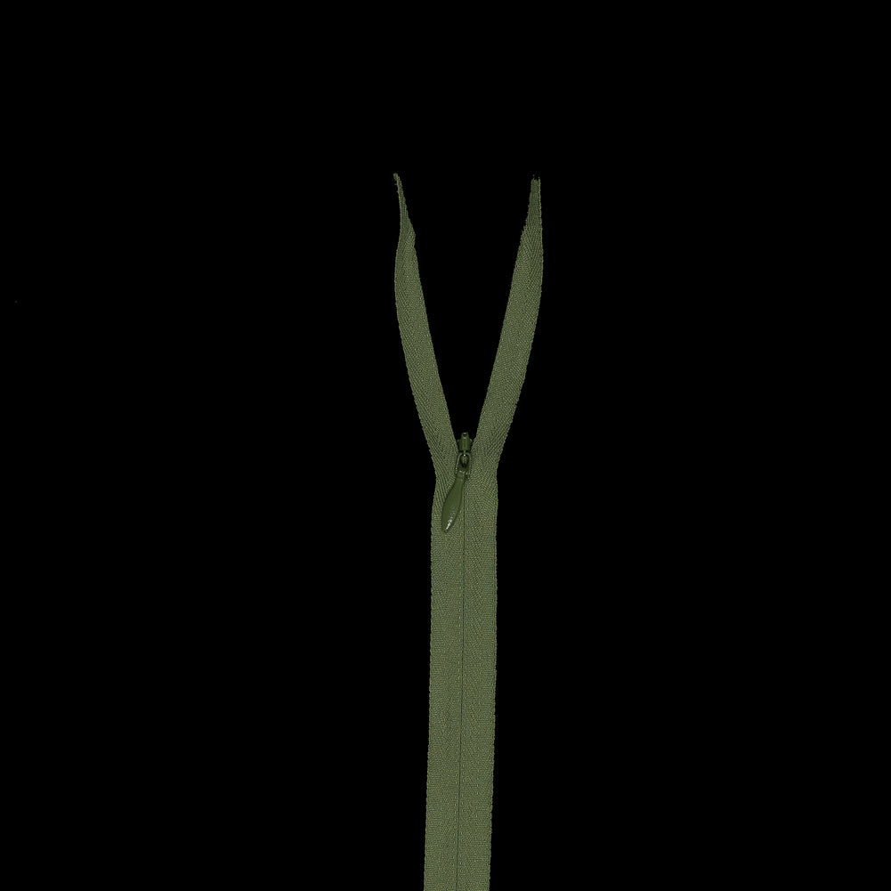 Invisible Zipper 9" by YKK - 887 Grasshopper Invisible Zipper 9" by YKK - 887 Grasshopper