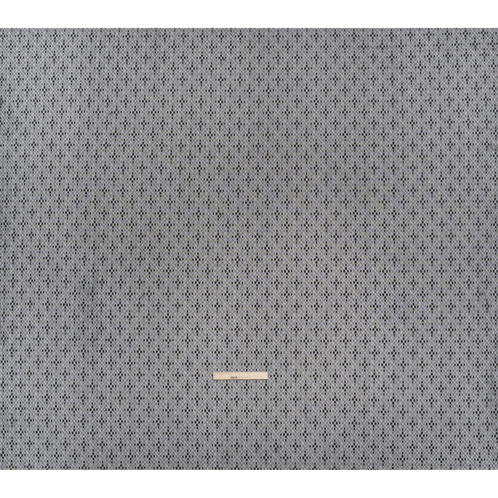 Nylon Raschel Mesh Lace - Black Latticework and Dots - Full Nylon Raschel Mesh Lace - Black Latticework and Dots - Full