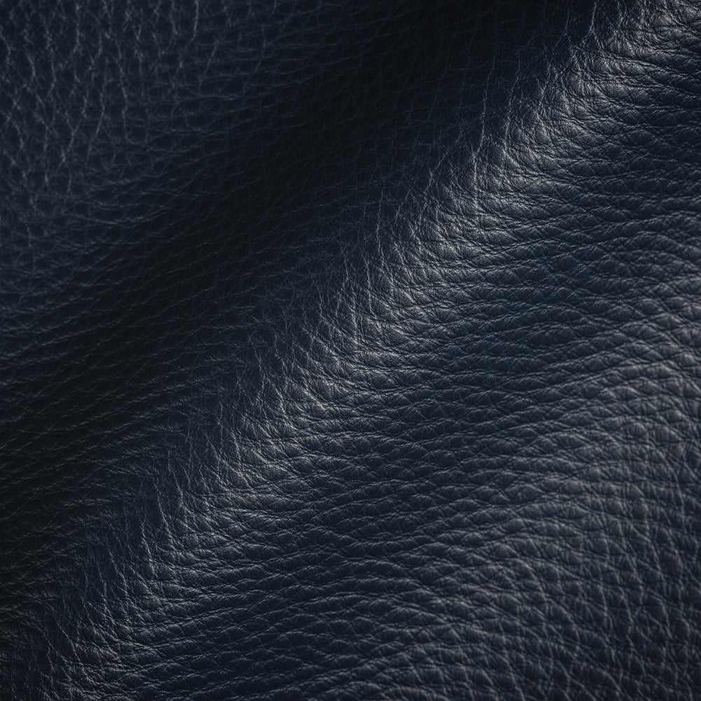 Paloma Italian Navy Semi-Aniline Natural Pebble Top Grain Performance Cow Leather Hide Paloma Italian Navy Semi-Aniline Natural Pebble Top Grain Performance Cow Leather Hide