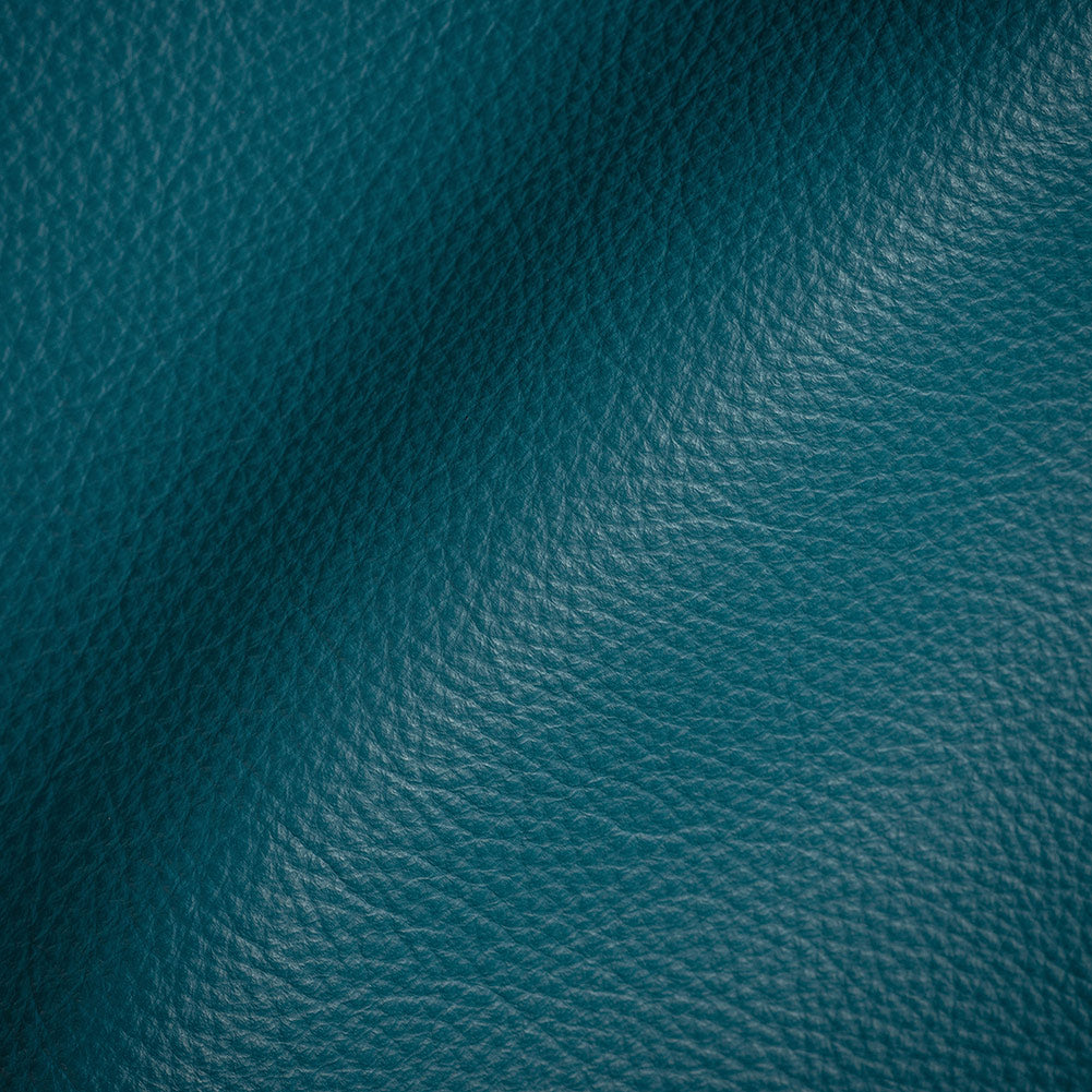 Paloma Italian Turquoise Semi-Aniline Natural Pebble Top Grain Performance Cow Leather Hide Paloma Italian Turquoise Semi-Aniline Natural Pebble Top Grain Performance Cow Leather Hide