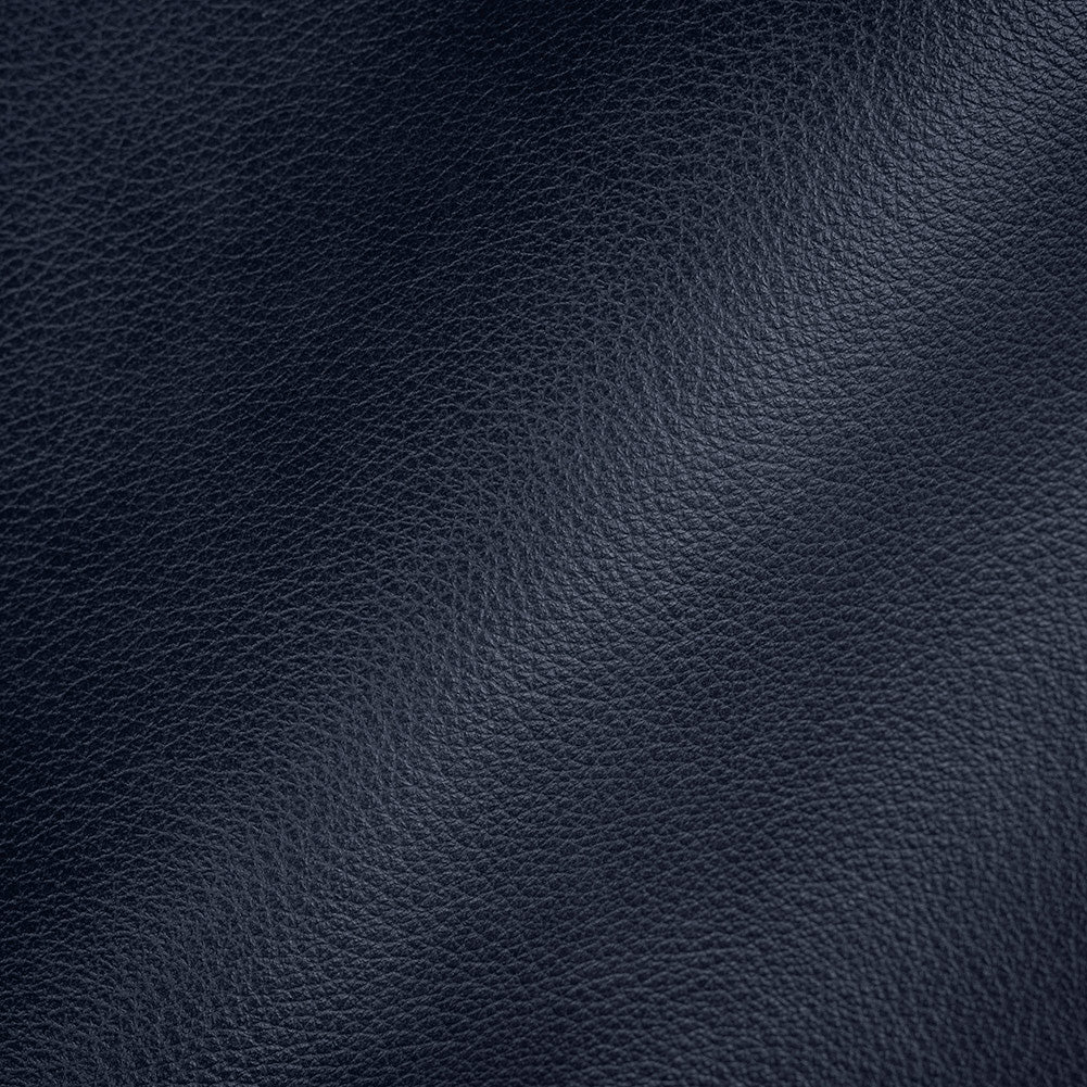 Moscato Italian Navy Aniline Dyed Soft Top Grain Performance Cow Leather Hide with Protective Topcoat Moscato Italian Navy Aniline Dyed Soft Top Grain Performance Cow Leather Hide with Protective Topcoat
