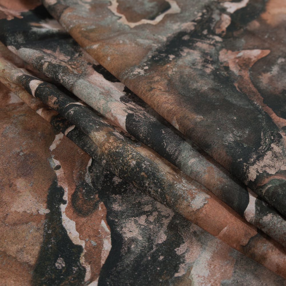 Cotton Voile - Beige and Gray Abstract - Excitement of Rebellion Print - Mood Exclusive Key Largo Collection Cotton Voile - Beige and Gray Abstract - Excitement of Rebellion Print - Mood Exclusive Key Largo Collection