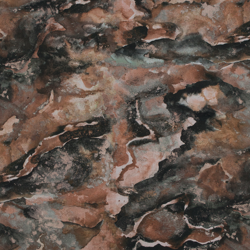 Cotton Voile - Beige and Gray Abstract - Excitement of Rebellion Print - Mood Exclusive Key Largo Collection Cotton Voile - Beige and Gray Abstract - Excitement of Rebellion Print - Mood Exclusive Key Largo Collection