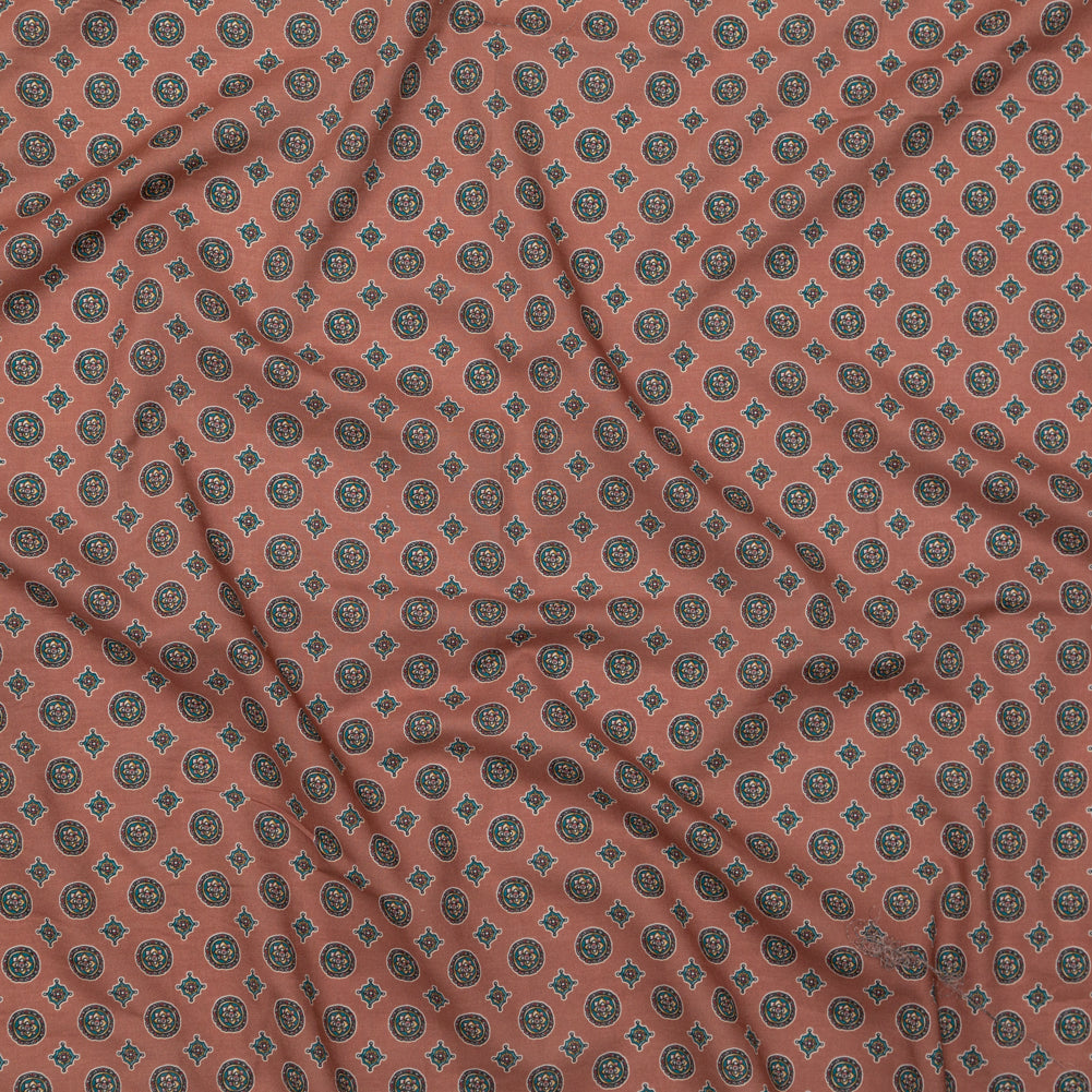 Cotton Voile - Rose Taupe Medallions - Peaceful Ease Print - Mood Exclusive Kenko Collection Cotton Voile - Rose Taupe Medallions - Peaceful Ease Print - Mood Exclusive Kenko Collection