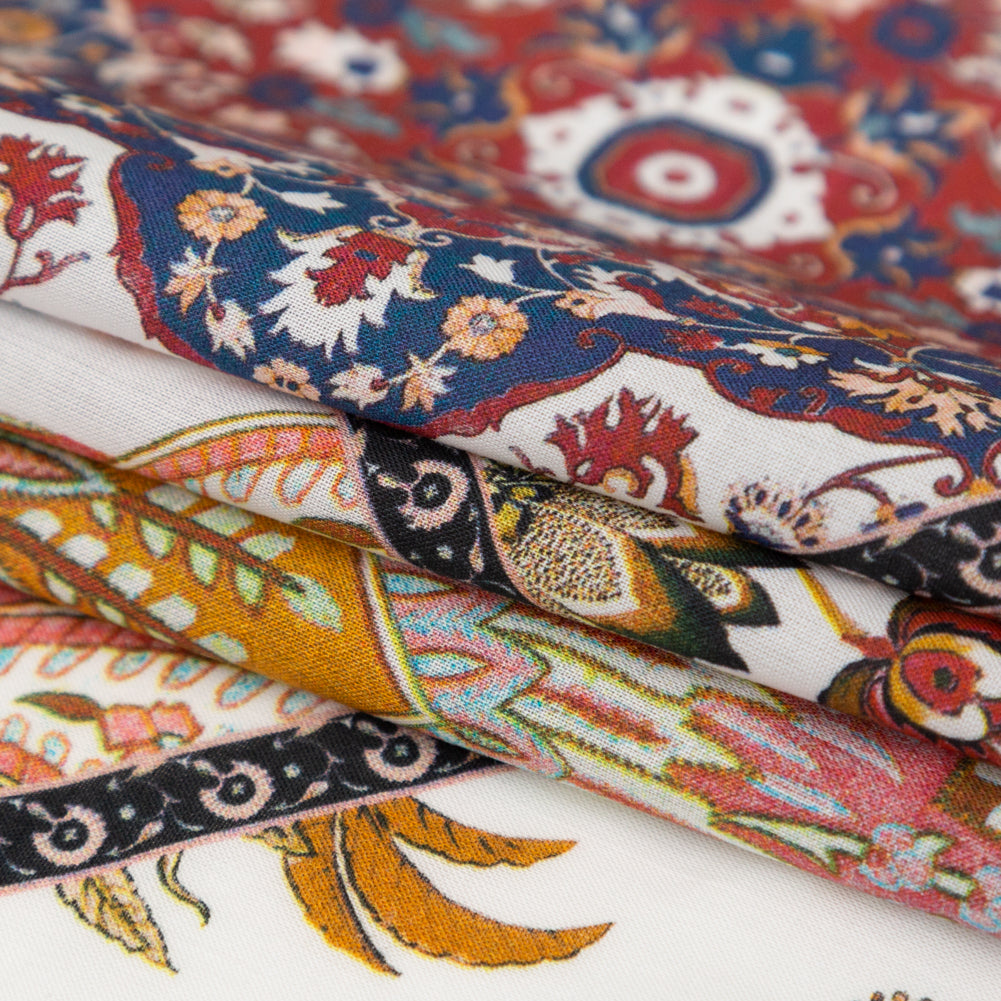 Cotton Voile - Floral Patchwork - Ardent Love Print - Mood Exclusive Kenko Collection Cotton Voile - Floral Patchwork - Ardent Love Print - Mood Exclusive Kenko Collection