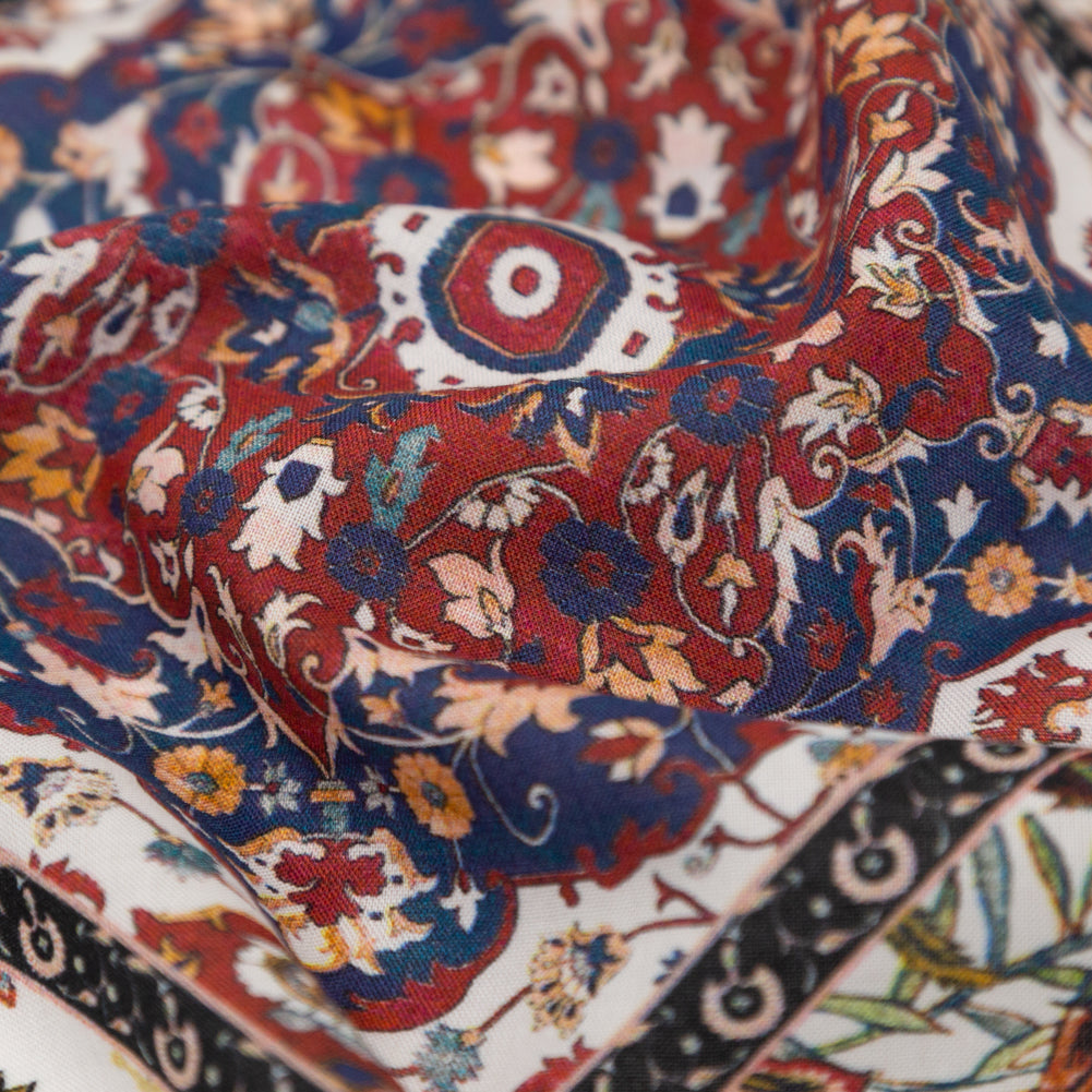 Cotton Voile - Floral Patchwork - Ardent Love Print - Mood Exclusive Kenko Collection Cotton Voile - Floral Patchwork - Ardent Love Print - Mood Exclusive Kenko Collection