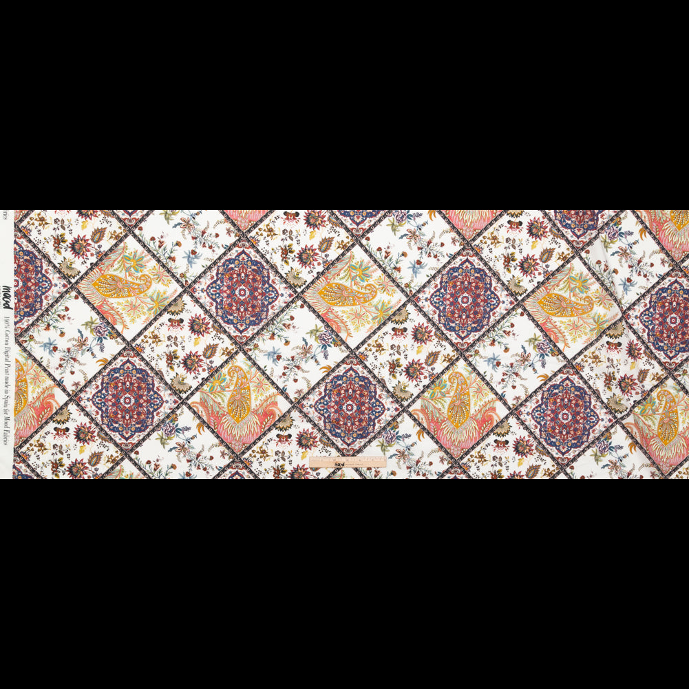 Cotton Voile - Floral Patchwork - Ardent Love Print - Mood Exclusive Kenko Collection Cotton Voile - Floral Patchwork - Ardent Love Print - Mood Exclusive Kenko Collection
