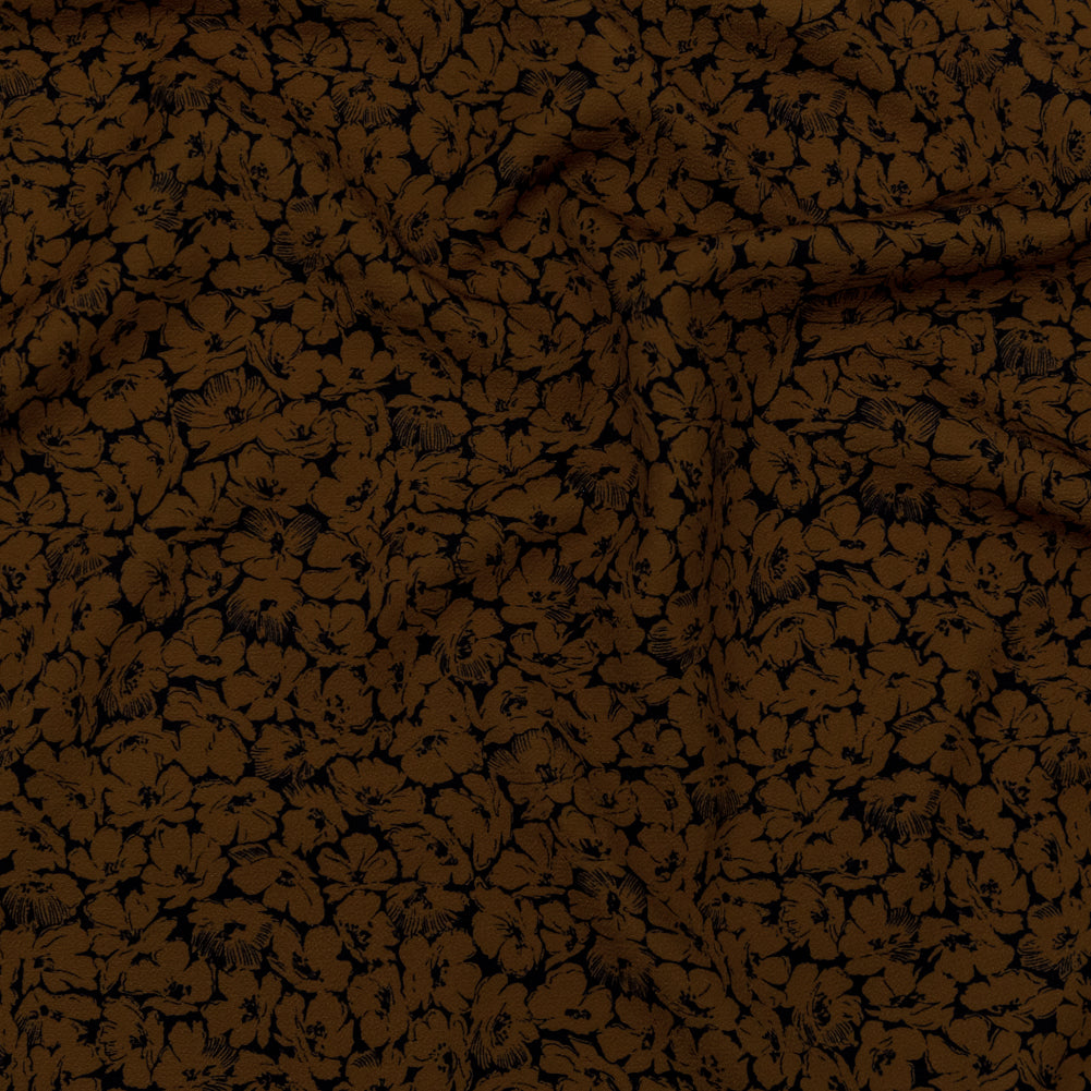 Stretch Polyester Crepe - Dijon Floral - Poppy Paradise Print - Mood Exclusive Serengeti Collection Stretch Polyester Crepe - Dijon Floral - Poppy Paradise Print - Mood Exclusive Serengeti Collection