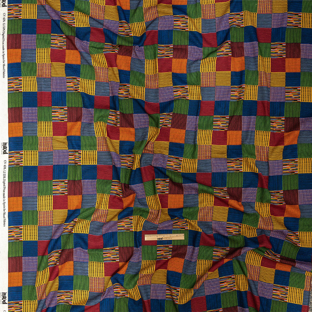 Mood Exclusive Palladian Patchwork Linen and Rayon Woven Mood Exclusive Palladian Patchwork Linen and Rayon Woven