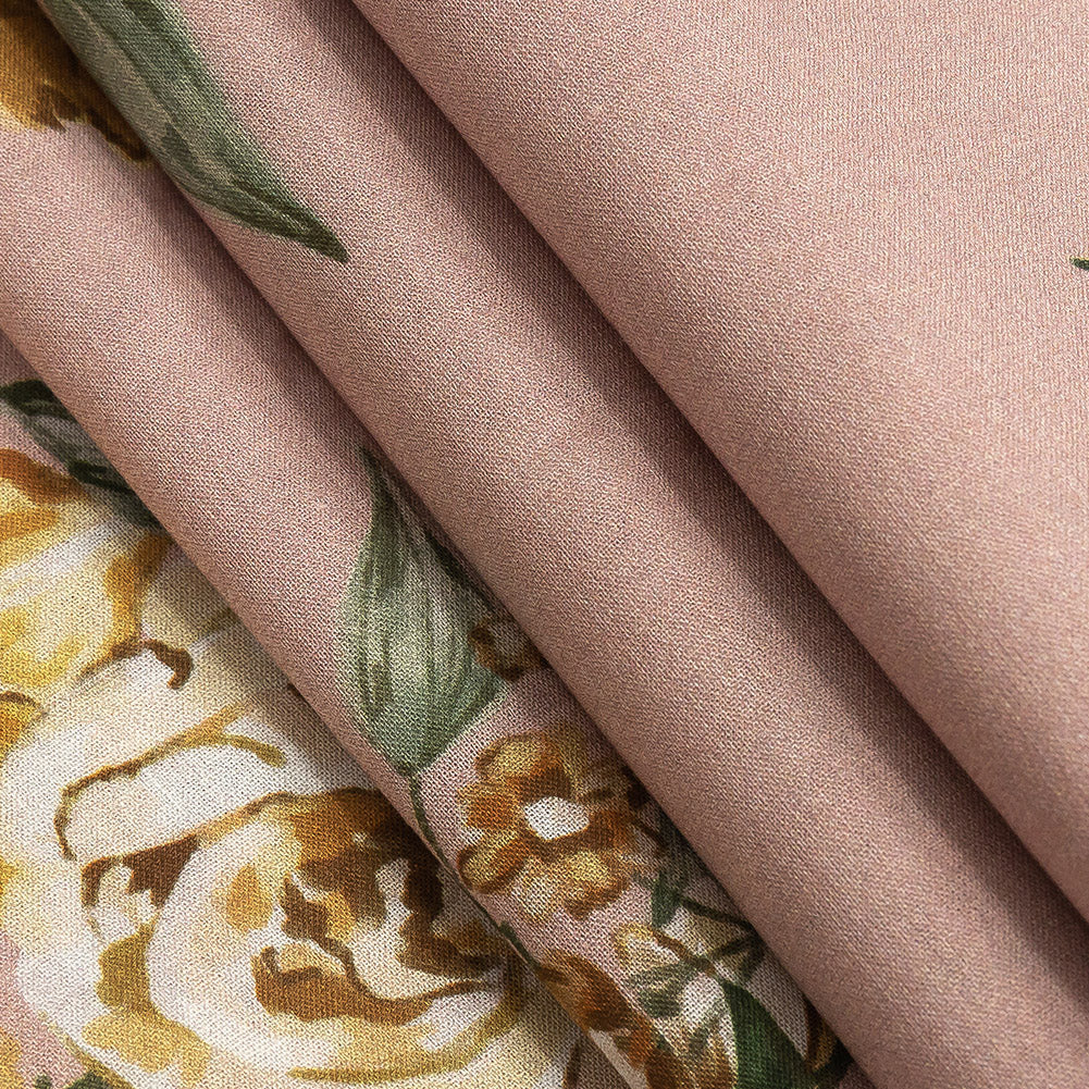 Cotton Voile - Pink, Yellow and White Rose Sprays - Bella Verona Print - Mood Exclusive Viso Collection Cotton Voile - Pink, Yellow and White Rose Sprays - Bella Verona Print - Mood Exclusive Viso Collection