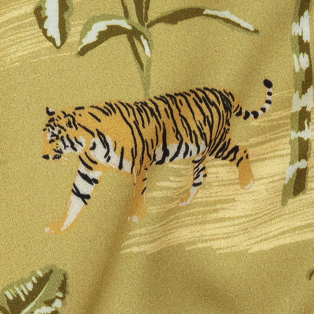 Rayon Challis - Palm Trees and Big Cats - Cerrado Print - Mood Exclusive Rio Collection Rayon Challis - Palm Trees and Big Cats - Cerrado Print - Mood Exclusive Rio Collection