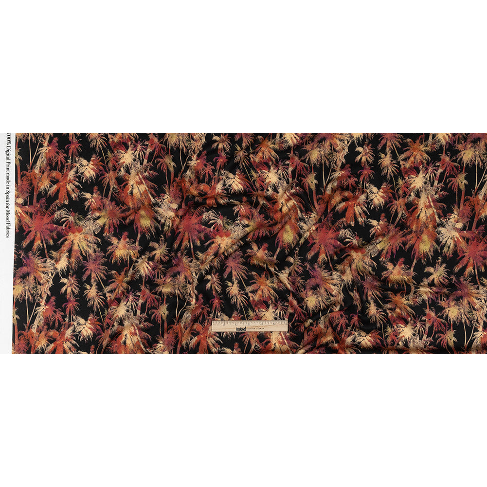 Rayon Challis - Black and Pink Palm Trees - Pindorama Print - Mood Exclusive Rio Collection Rayon Challis - Black and Pink Palm Trees - Pindorama Print - Mood Exclusive Rio Collection