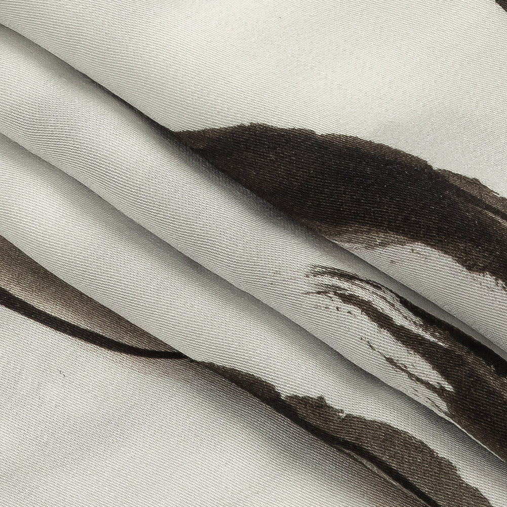 Rayon Challis - Inky Cats - Feline Phantasm Print - Mood Exclusive Twilight Collection Folded Rayon Challis - Inky Cats - Feline Phantasm Print - Mood Exclusive Twilight Collection Folded