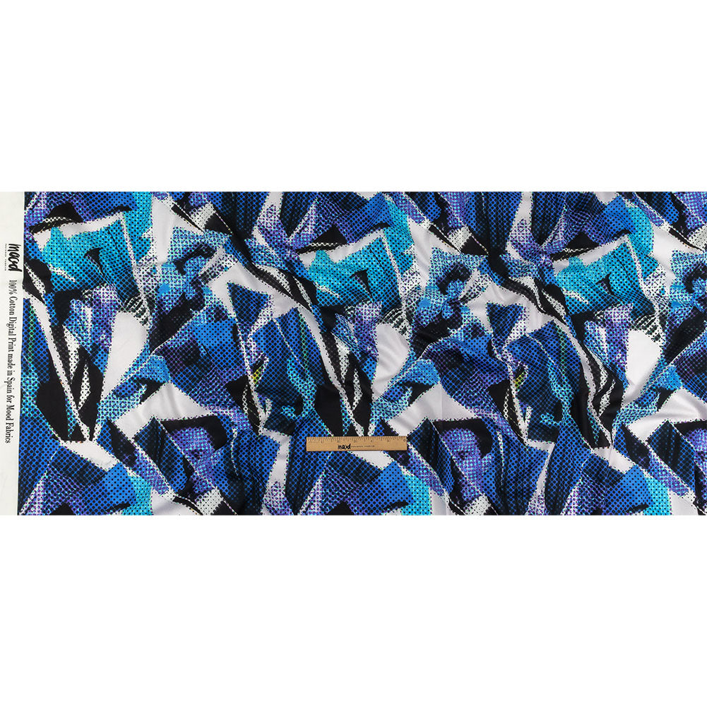 Cotton Voile - Blue Abstract - Tangled Up in Blue Print - Mood Exclusive Indigo Collection - Full Cotton Voile - Blue Abstract - Tangled Up in Blue Print - Mood Exclusive Indigo Collection - Full