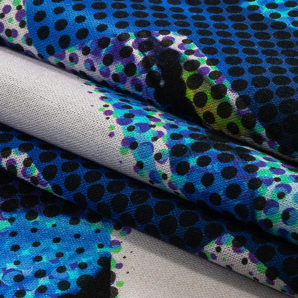 Linen and Rayon Woven - Blue Abstract - Tangled Up in Blue Print - Mood Exclusive Indigo Collection Linen and Rayon Woven - Blue Abstract - Tangled Up in Blue Print - Mood Exclusive Indigo Collection