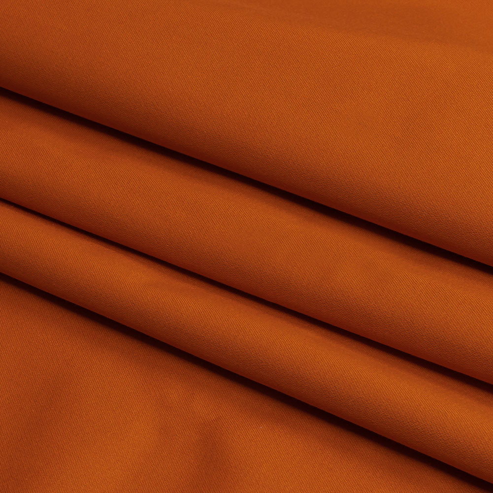 Stretch Cotton Sateen - Harvest Pumpkin - Mood Exclusive Carlos Collection Stretch Cotton Sateen - Harvest Pumpkin - Mood Exclusive Carlos Collection