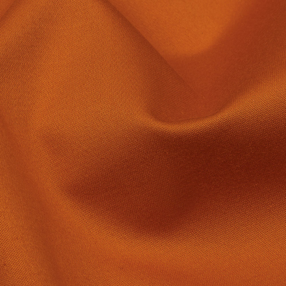 Stretch Cotton Sateen - Harvest Pumpkin - Mood Exclusive Carlos Collection Stretch Cotton Sateen - Harvest Pumpkin - Mood Exclusive Carlos Collection