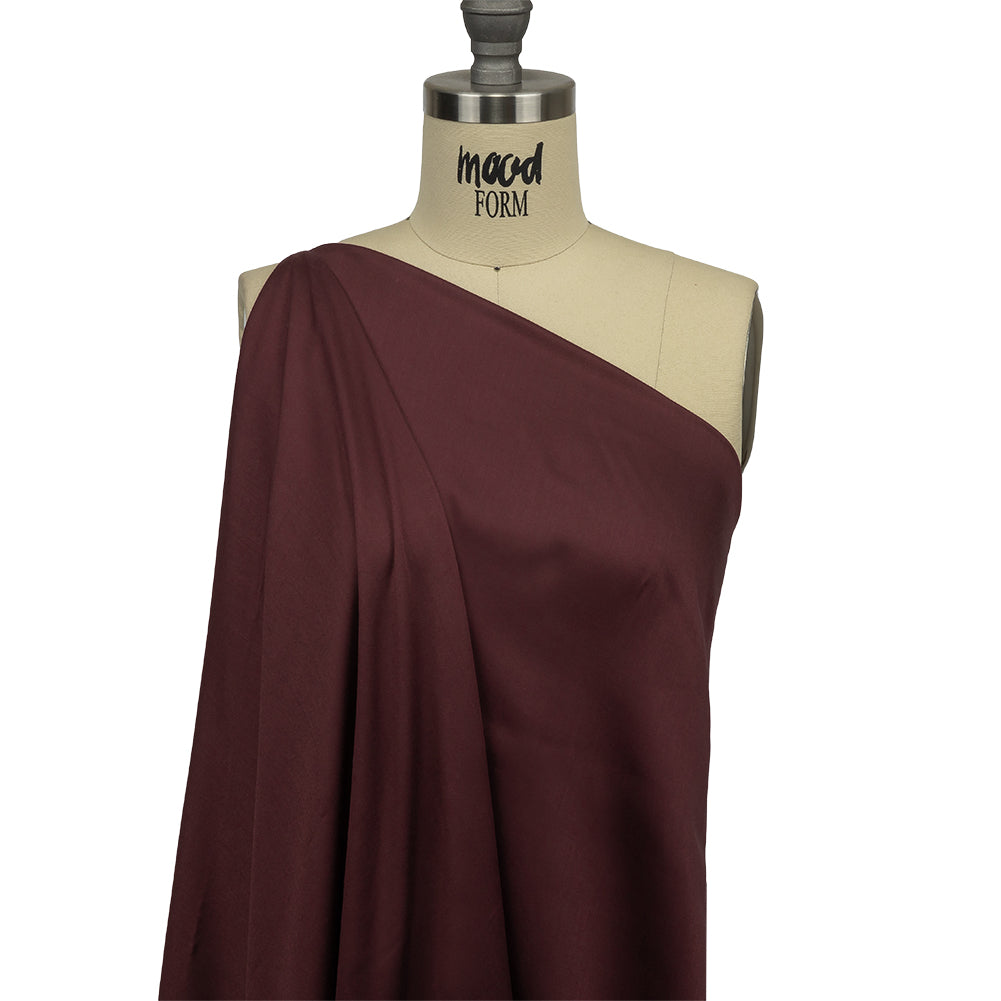Rayon Challis - Burgundy - Mood Exclusive Vivian Collection Rayon Challis - Burgundy - Mood Exclusive Vivian Collection