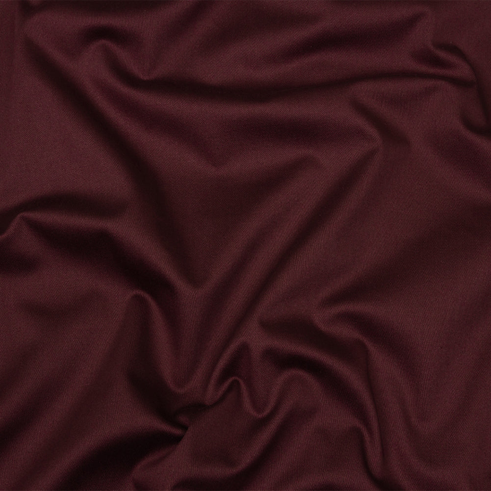 Stretch Cotton Sateen - Burgundy - Mood Exclusive Carlos Collection Stretch Cotton Sateen - Burgundy - Mood Exclusive Carlos Collection
