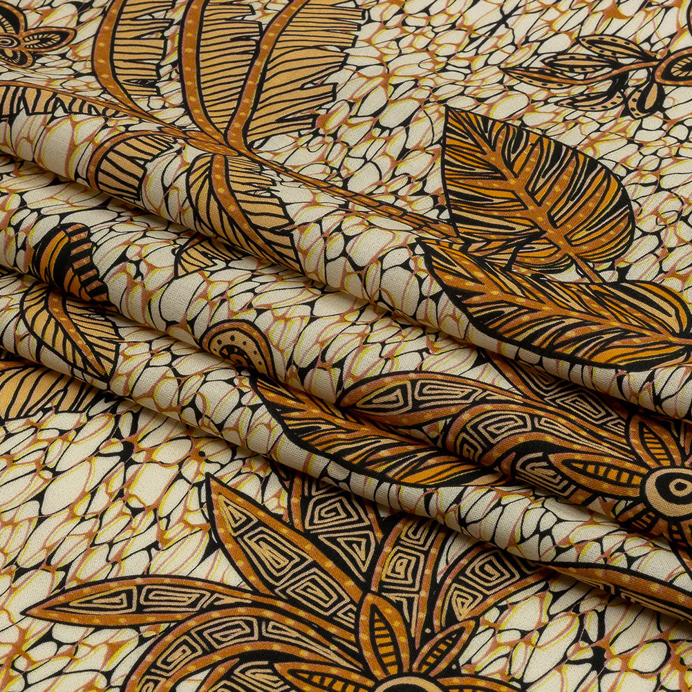 Cotton Voile - Orange and White Palm Trees - Sunny Summers Print - Mood Exclusive Rockland Collection Cotton Voile - Orange and White Palm Trees - Sunny Summers Print - Mood Exclusive Rockland Collection