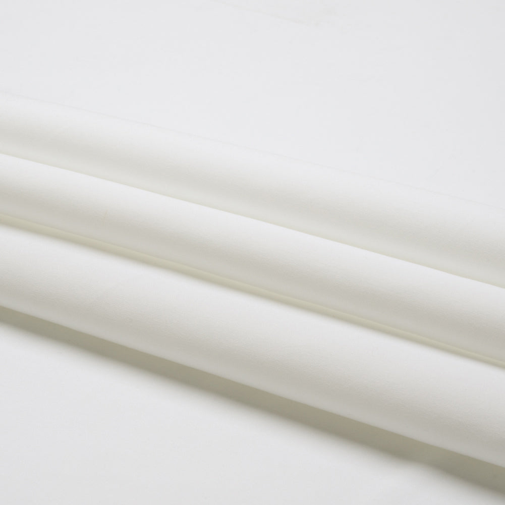 Recycled Polyester Swim Trunk Fabric - White - Mood Exclusive Malibu Collection - Folded Recycled Polyester Swim Trunk Fabric - White - Mood Exclusive Malibu Collection - Folded