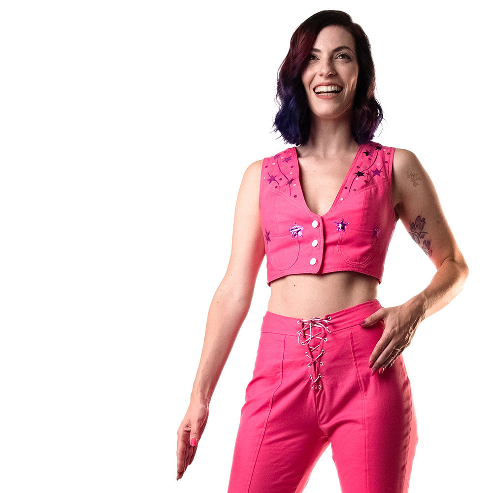 Stretch Cotton Sateen - Pink - Mood Exclusive Carlos Collection Stretch Cotton Sateen - Pink - Mood Exclusive Carlos Collection