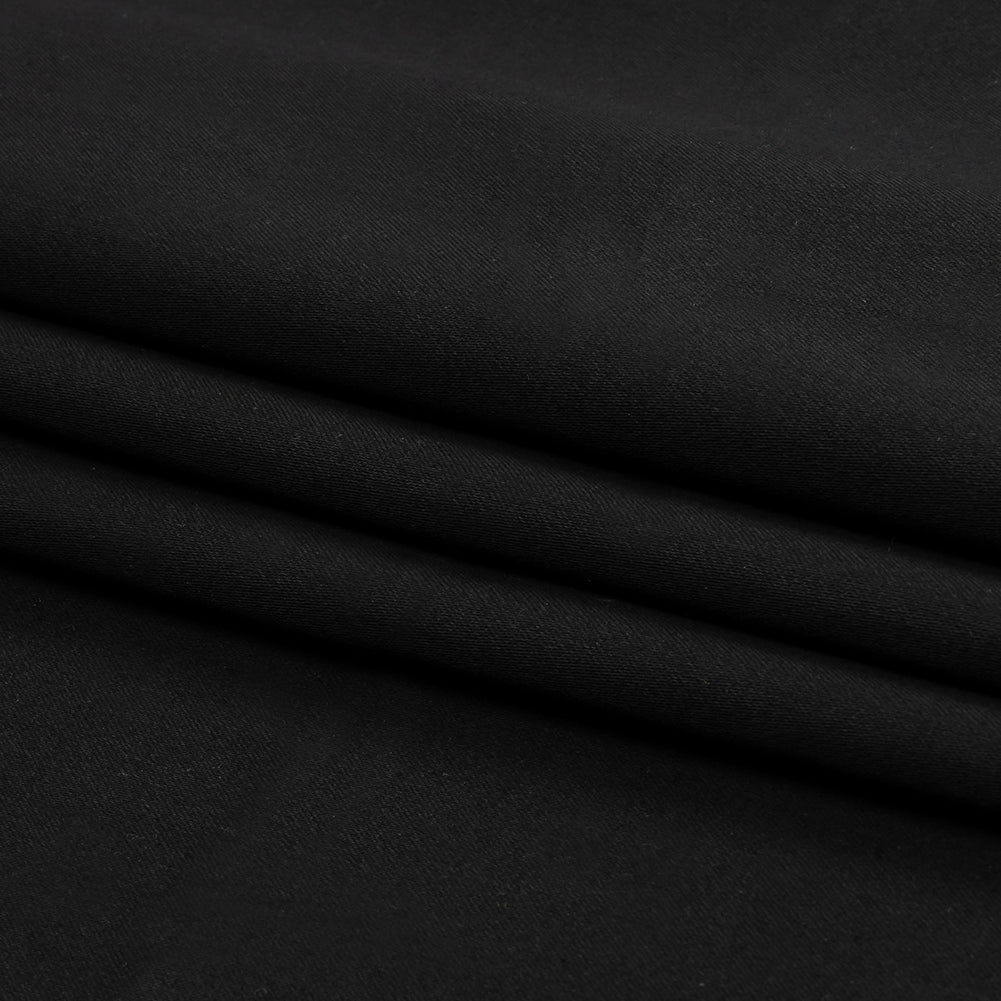 Stretch Cotton Sateen - Black - Mood Exclusive Carlos Collection Stretch Cotton Sateen - Black - Mood Exclusive Carlos Collection