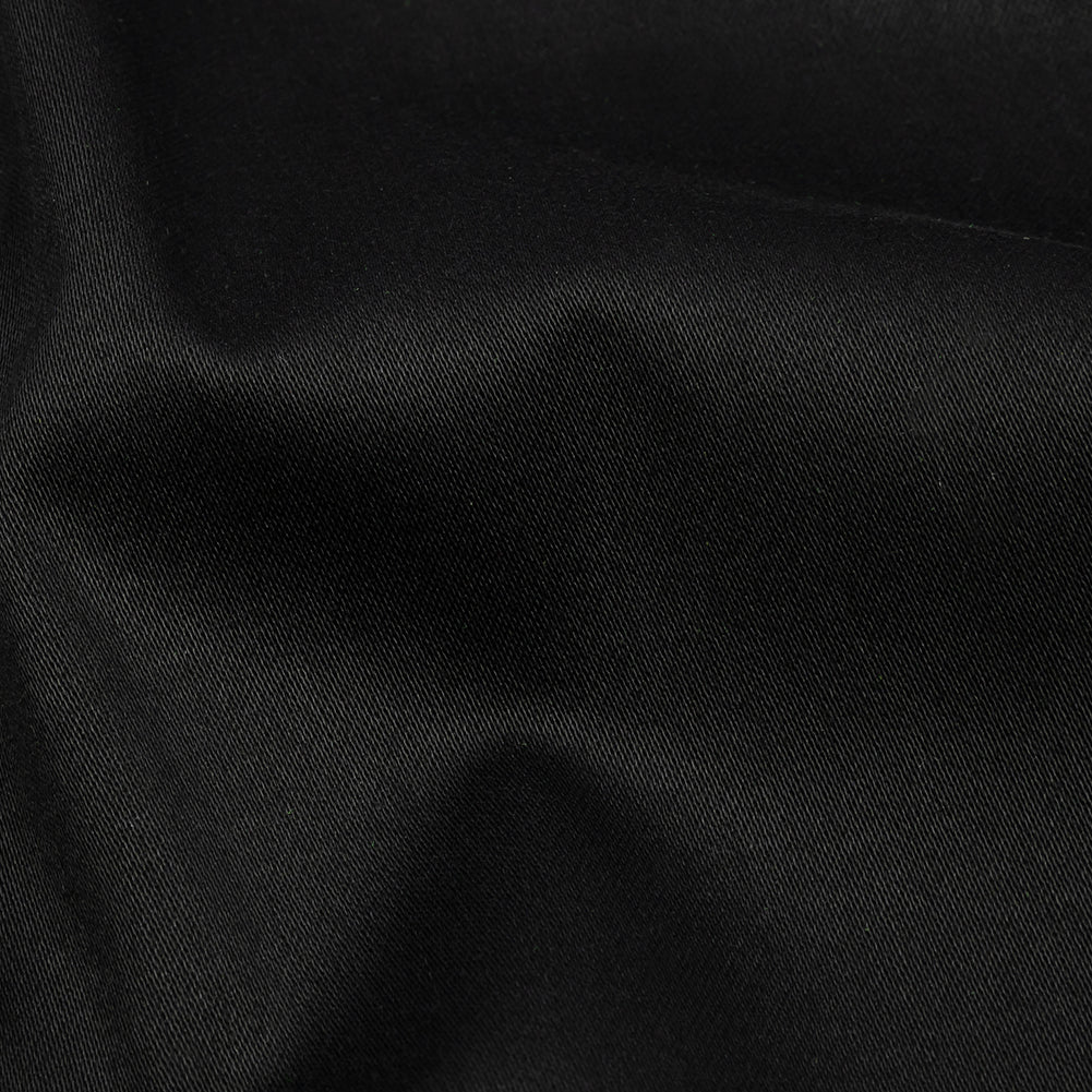 Stretch Cotton Sateen - Black - Mood Exclusive Carlos Collection Stretch Cotton Sateen - Black - Mood Exclusive Carlos Collection