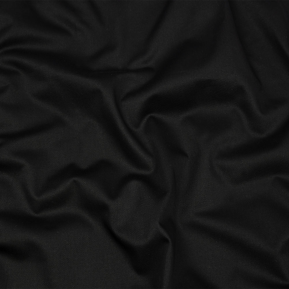Stretch Cotton Sateen - Black - Mood Exclusive Carlos Collection Stretch Cotton Sateen - Black - Mood Exclusive Carlos Collection