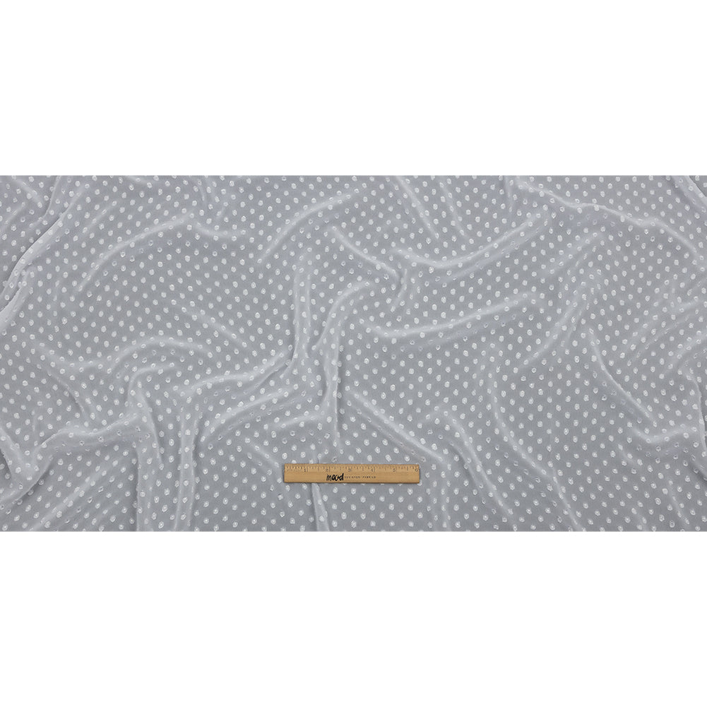 Polyester Swiss Dot - White - Mood Exclusive Annamae Collection Full Polyester Swiss Dot - White - Mood Exclusive Annamae Collection Full