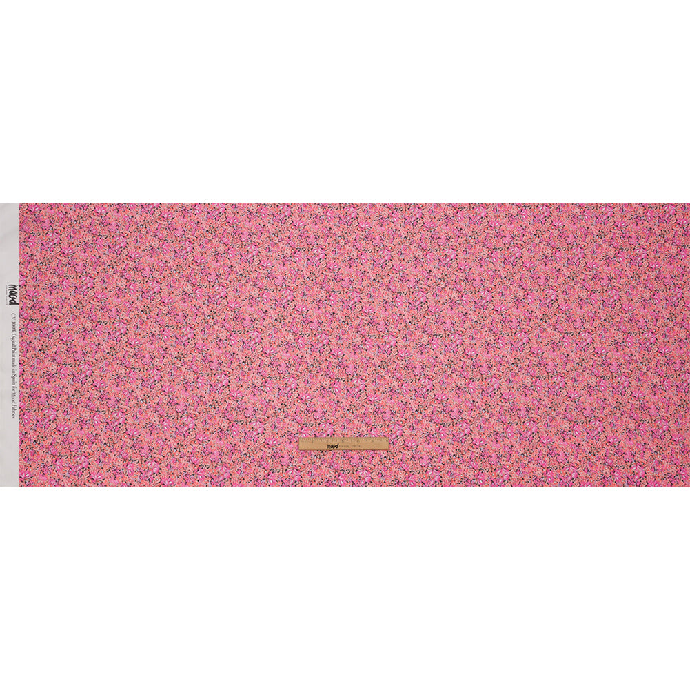 Viscose Georgette - Pink Floral - Titania's Dream Print - Mood Exclusive Secret Garden Collection - Full Viscose Georgette - Pink Floral - Titania's Dream Print - Mood Exclusive Secret Garden Collection - Full