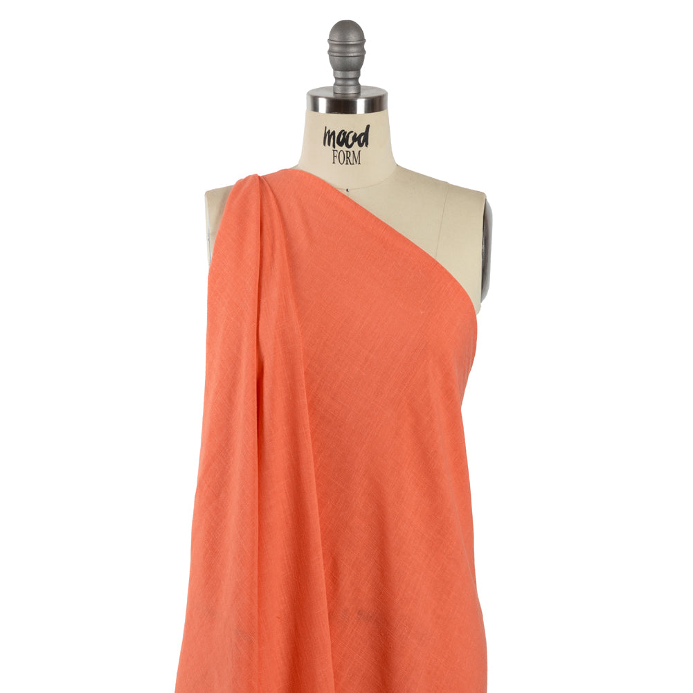 Viscose and Linen Woven - Persimmon - Mood Exclusive Tamara Collection Viscose and Linen Woven - Persimmon - Mood Exclusive Tamara Collection